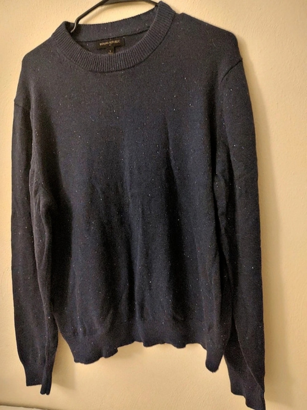 Banana Republic Crew Neck Sweater Black Size Medium